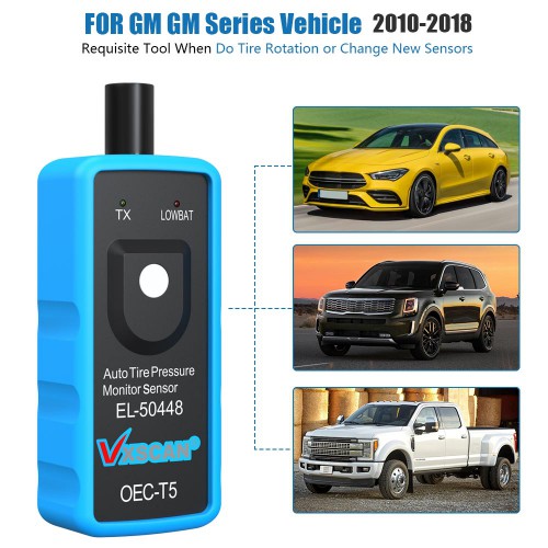 VXSCAN EL-50448 Auto Tire Pressure Monitor Sensor TPMS Activation Tool OEC-T5 for Gm Series Vehicle