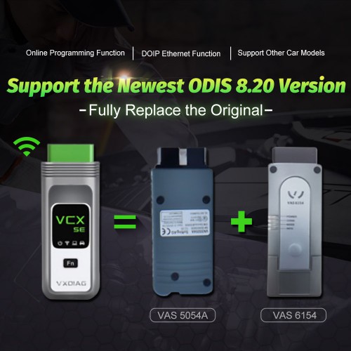 WIFI Version VXDIAG VCX SE 6154 ODIS Support Diagnosing, Repairing, Programming For VW Audi Skoda