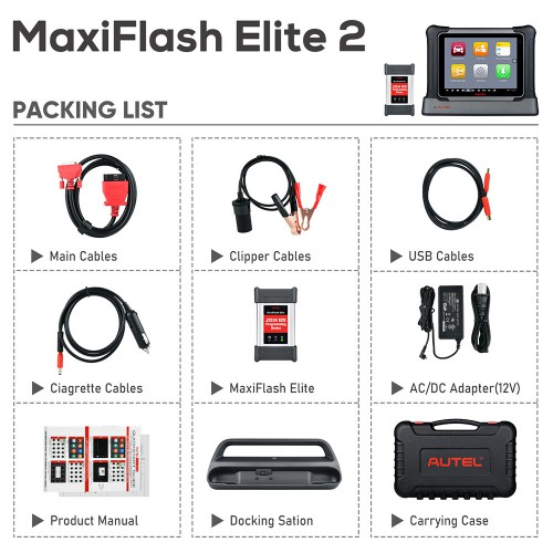 Autel Maxisys Elite II OE-level Diagnostic Tool For BENZ and BMW Support ECU programming & Coding