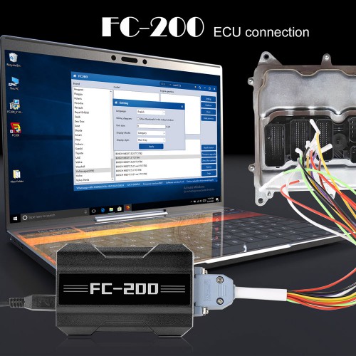 V1.1.5.0 CGDI FC200 ECU Programmer ISN OBD Reader For ECU/ EGS Clones Supports Calculating Checksum VIN Modify Upgrades From AT-200