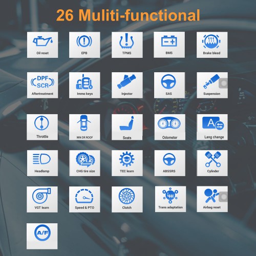 Original Autel MaxiCOM MK808 MK808S MK808Z OBD2 Diagnostic Scan Tool with All System and Service Function