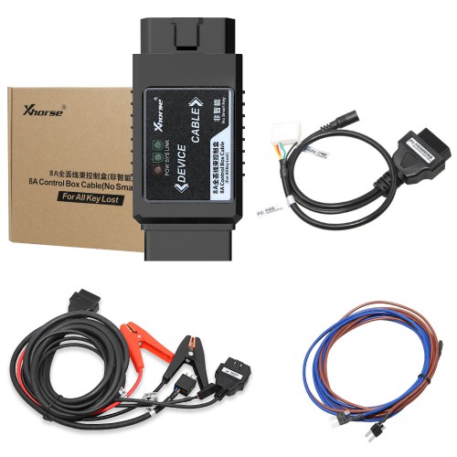 Xhorse VVDI Key Tool Max with VVDI MINI OBD Tool And VVDI Toyota 8A Non-smart All Keys Lost Adapter Get Free Renew Cable