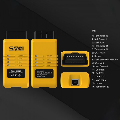 OEM SVCI 6154A VAG Diagnostic Tool Support WLAN and USB With the Latest ODSI Software