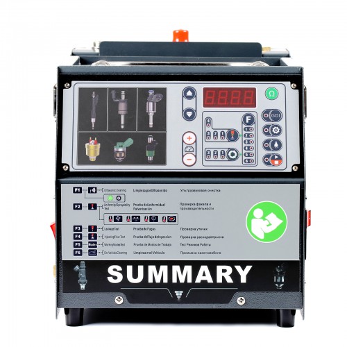 SUMMARY POWERJET GDI S4 Injector Cleaner & Tester Machine Kit Support for 110V/220V Petrol Cars And Motorcycles Injectors