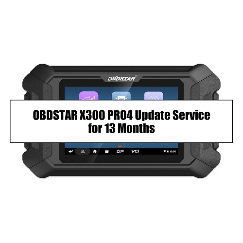 OBDSTAR X300 PRO4 US/ EU/ Asia Version Update Service for 13 Months Subscription