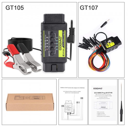 Latest Version PCMtuner ECU Programmer With Godiag GT107 DSG Gearbox Data Adapter And Full Protocol OBD2 Jumper Cable