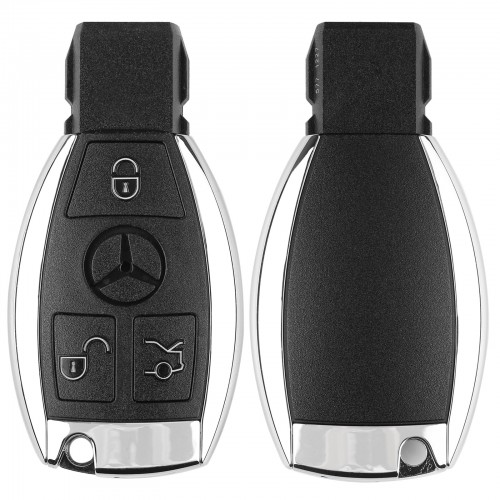 Benz Smart Key Shell 3 Buttons Single Battery Without Logo 5pcs/lot