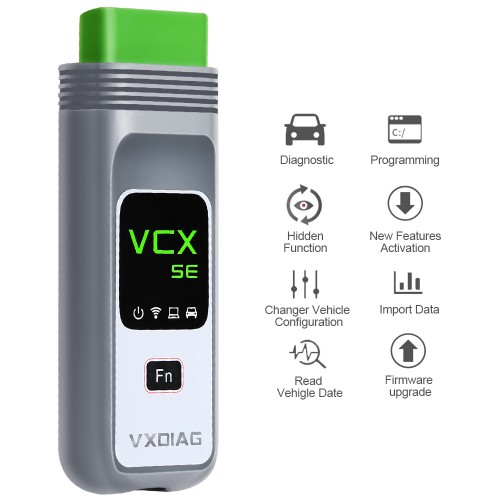 VXDIAG VCX SE for Programming and Coding All BMW E, F, G Series Support to Add License for Other Brands