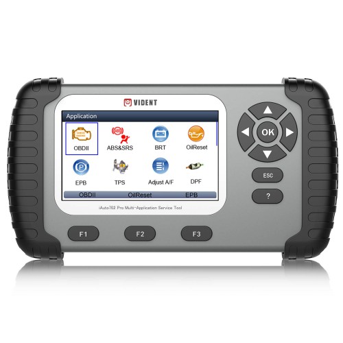 VIDENT iAuto 702Pro Multi-applicaton Service Tool Support ABS/SRS/EPB/DPF Update to 31 Maintenances