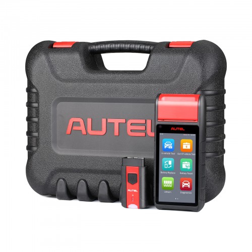 Autel MaxiBAS BT608E OBD2 Scanner built-in Printer Touchscreen Battery Tester Electrical System Analyzer, 12V 100-3000 CCA Load Tester