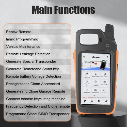 Xhorse VVDI Key Tool Max Pro Multi-Language Remote Programmer Adds TPMS, CAN FD, BMW CAS3/Toyota Models Programming