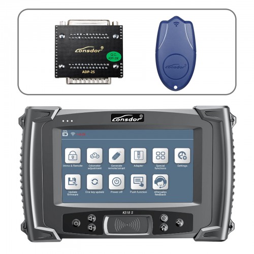 Lonsdor K518ISE Key Programmer Plus ADP 8A/4A Adapter and LKE Emulator for Toyota Proximity without PIN