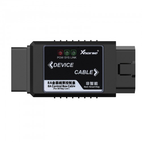 XHORSE Toyota 8A Non-smart Key Adapter for All Key Lost Via OBD No Remove Immo Box