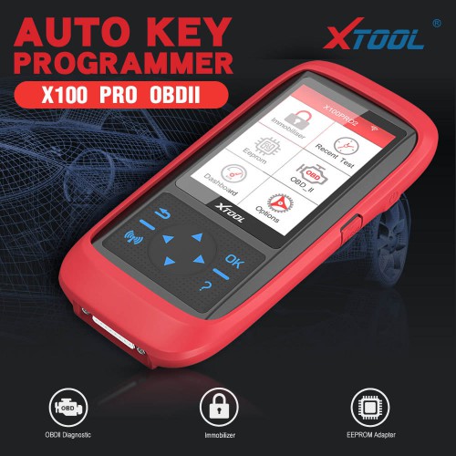 XTOOL X100 Pro2 Auto Key Programmer Immobilizer OBDII Diagnostic Tool Code Scanner with EEPROM