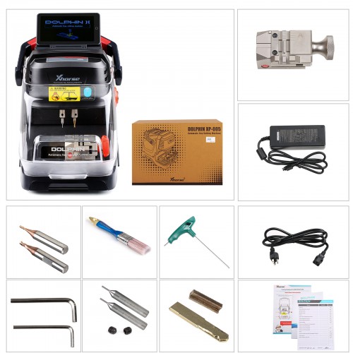 Xhorse Dolphin II XP-005L Key Cutting Machine and VVDI Key Tool Plus Get One BGA Token Free Everyday