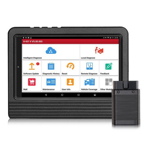 Launch X431 V V5.0 8inch Tablet Wifi/Bluetooth Full System Diagnostic Tool 2 Year Free Update Online Support 30+ Special Functions