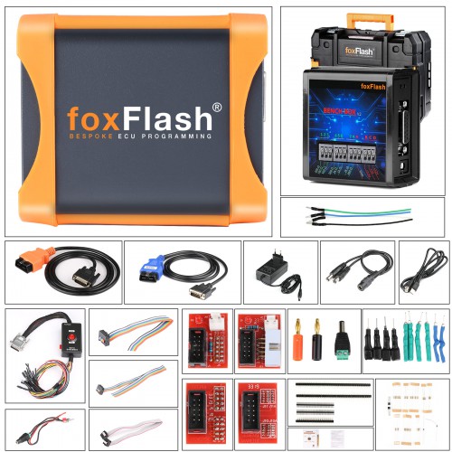 FoxFlash Super ECU TCU Clone and Chip tuning Tool +  Lexus Toyota BDM/JTAG Adapter Solder-free