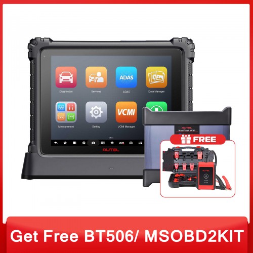 2023 Autel Maxisys Ultra Automotive Intelligent Diagnostic Tool With MaxiFlash VCMI Support Guidance Function Get Free BT506/ MSOBD2KIT