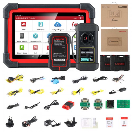 2023 LAUNCH X431 IMMO ELITE X-PROG3 Key Programmer Bi-Directional All System Diagnostic Scanner with 39 Reset Functions