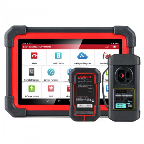 2023 LAUNCH X431 IMMO ELITE X-PROG3 Key Programmer Bi-Directional All System Diagnostic Scanner with 39 Reset Functions