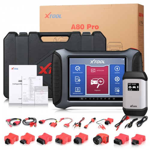 XTOOL A80 Pro with XVCI Max Full System OBD2 Car Diagnostic Tool with IMMO/ECU Coding/Special Function