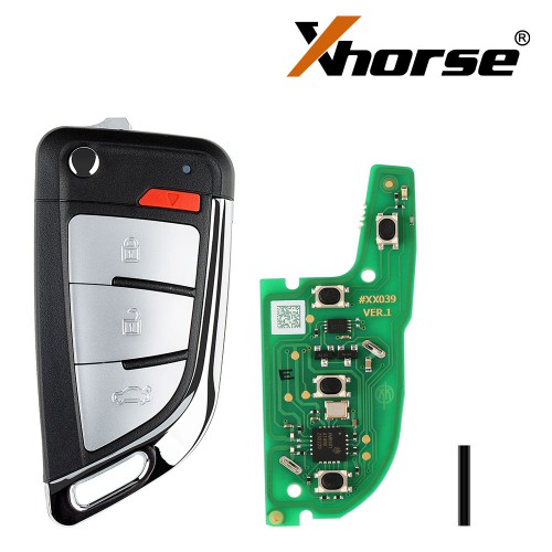 Xhorse XEKF20EN Super Remote Knife Flip 4 Buttons Built-in Super Chip for VVDI Tools 5pcs/lot