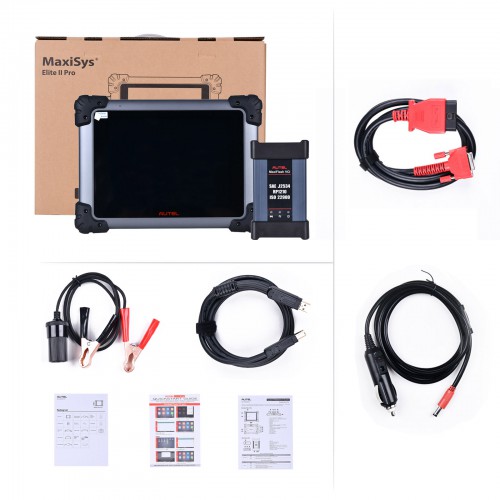 Autel MaxiSys Elite II Pro OBD2 Scanner J2534 ECU Coding ECU Programming With Free Autel MaxiSys MSOBD2KIT Or Autel MaxiBAS BT506 Battery Tester