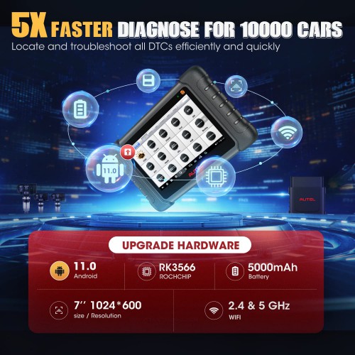 2023 Autel MaxiDAS DS808S-TS TPMS Diagnostic Tool with Complete TPMS Functions Upgraded Of Autel DS808TS/ MP808TS