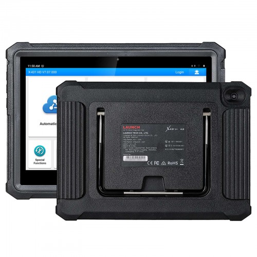 Original LAUNCH X431 V+ with HD III Heavy Duty Module Truck Diagnostic Tool for 12V 24V Trucks