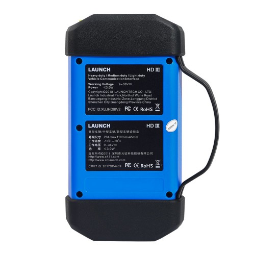 LAUNCH X431 HD III HD3 Module Heavy Duty Truck Diagnostic Adapter for X431 V+ X431 Pro3 Pro5 PAD II PAD III