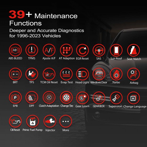 2023 LAUNCH X431 IMMO PLUS Key Programmer Support IMMO Clone Diagnostics 3-in-1 And 39 Reset services Come with X431 XPROG3