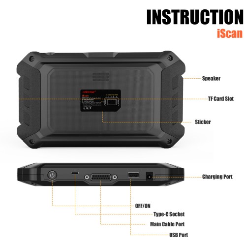 OBDSTAR iScan JAPAN Intelligent Motorcycle Diagnostic Tool Key Programming Portable Tablet Scanner