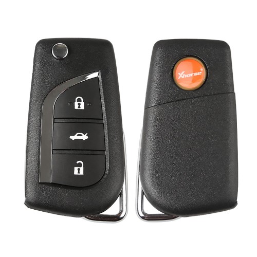 XHORSE XNTO00EN XN008 Toyota Style Wireless Universal Remote Key 3 Buttons 5Pcs/lot