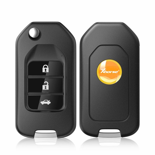 XHORSE XNHO00EN Honda Style Wireless Universal Remote Key Fob 3 Buttons 5 Pcs/lot