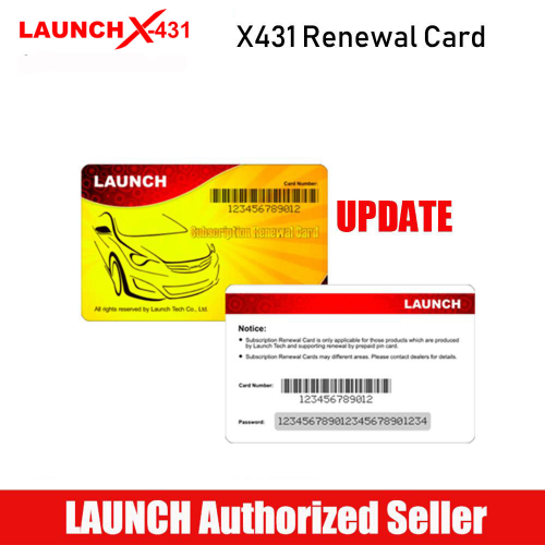 One Year Online Update Service for Launch X431 IMMO PLus Key Programmer (Subscription Only)