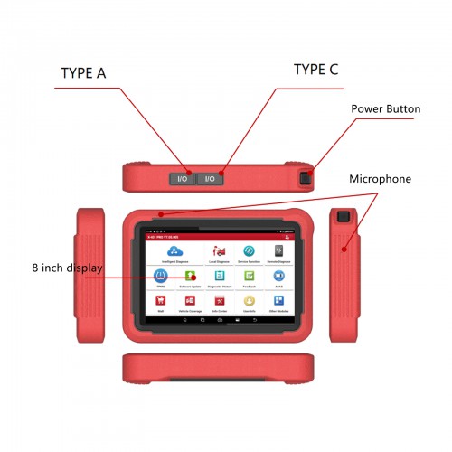 Launch X431 PROS V5.0 Car Scanner With Launch X431 GIII X-PROG 3 Immobilizer Key Programmer