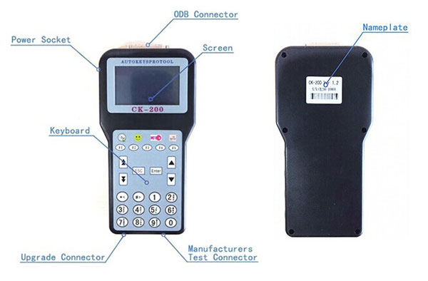 CK-200 CK200 Auto Key Programmer Newest Generation Updated Version of CK-100