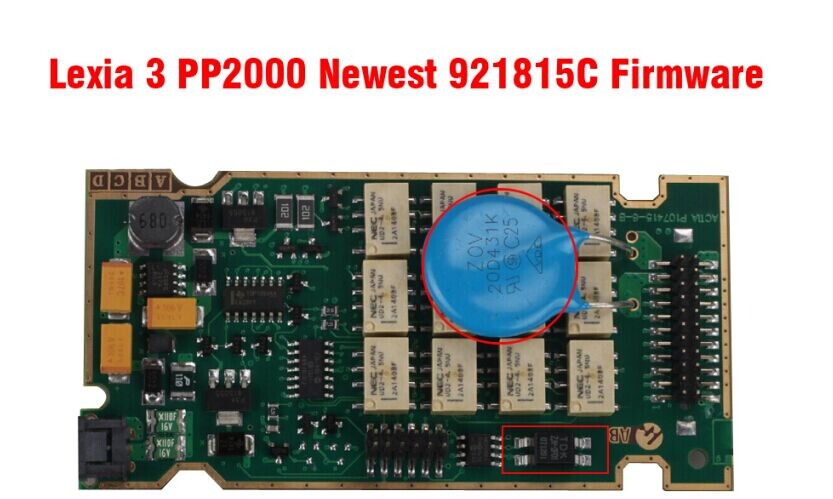 Peugeot 307 lexia3 V47.99 Citroen/Peugeot PP2000 PCB Mainboard 3