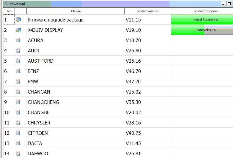 Launch X431 IV X431 GX4 Auto Scanner display 1