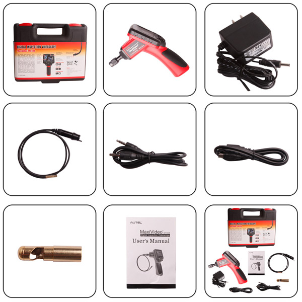 autel maxivideo mv400 package list