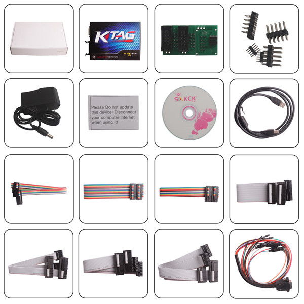 V2.11 KTAG K-TAG ECU Programming Tool package list