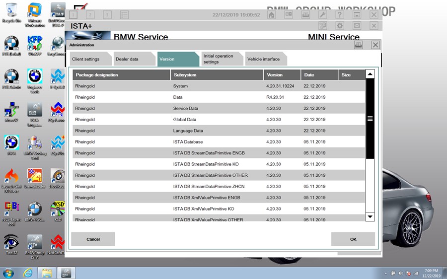 V2019.12 BMW ICOM Software