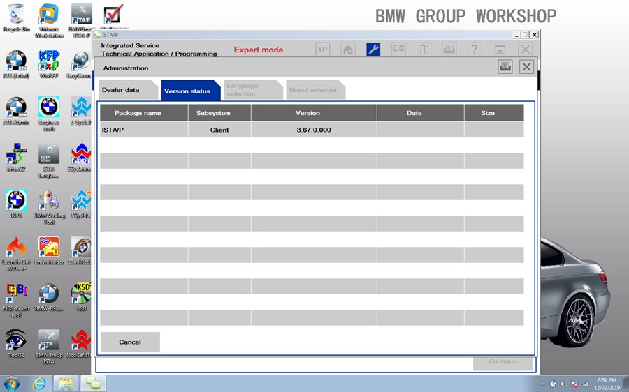 V2019.12 BMW ICOM Software