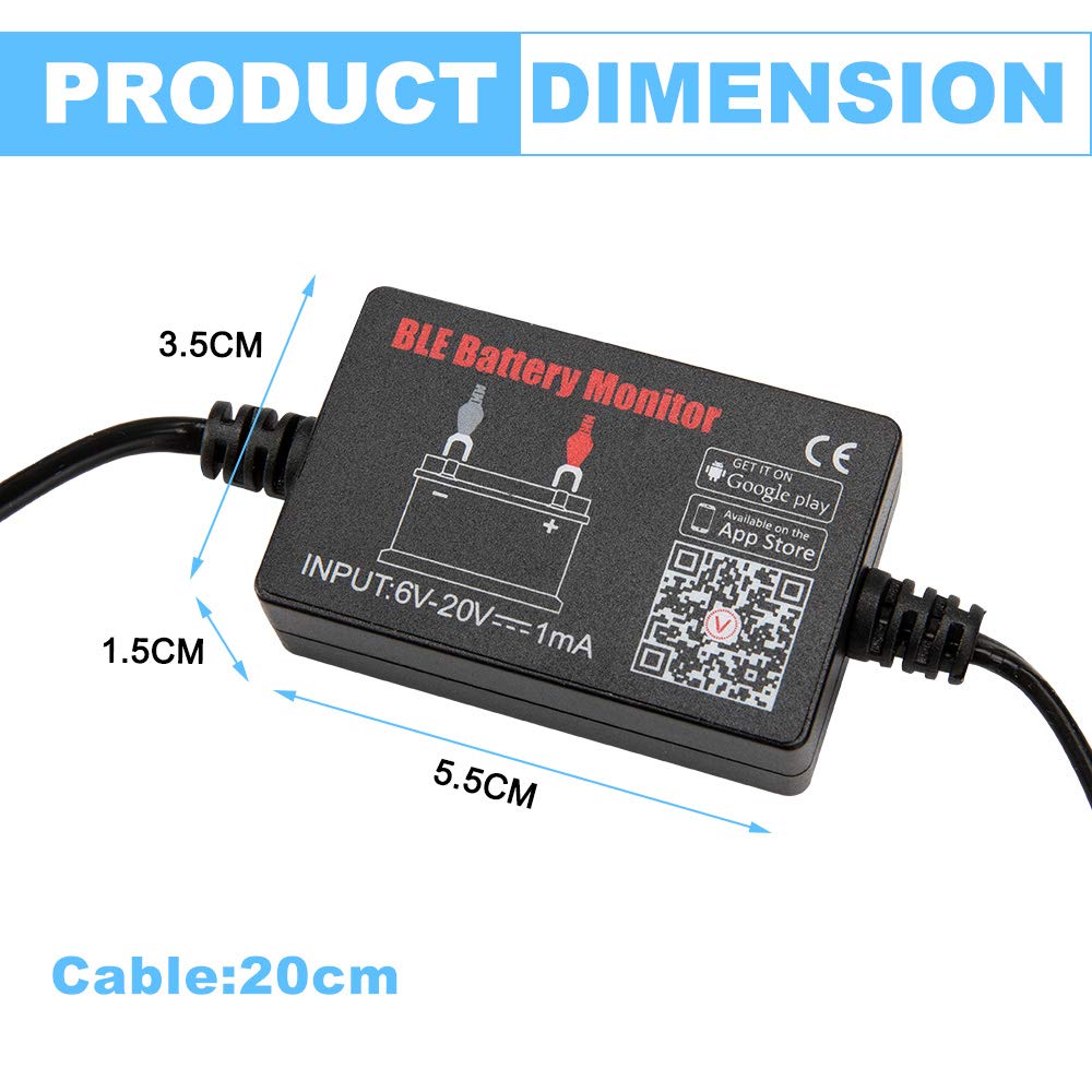 Battery Monitor BM2 size