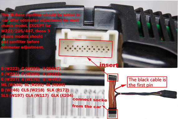 Benz / BMW Universal CAN Filter 18 in 1 support model list