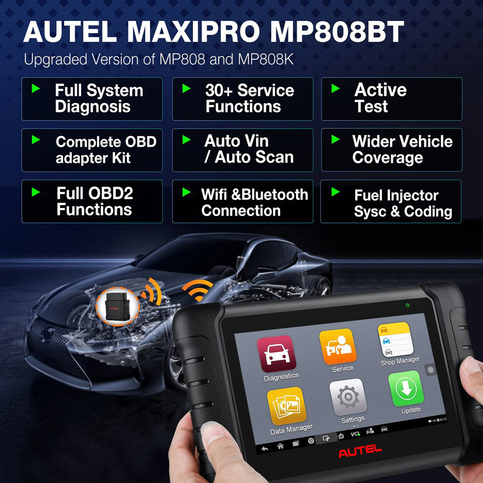 Autel MaxiPRO MP808BT