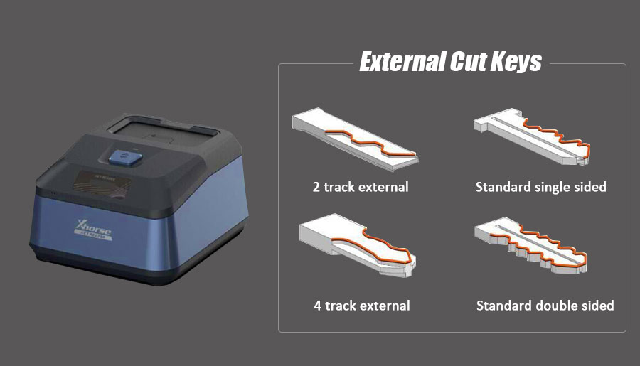 Key Reader Identify External Key Bitting