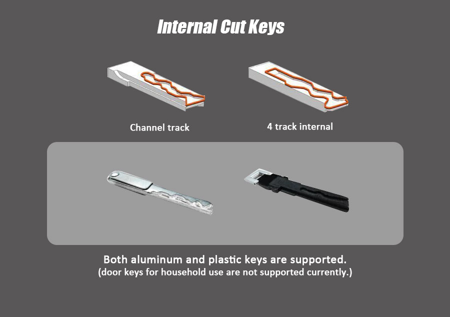 Key Reader Identify Internal Key Bitting