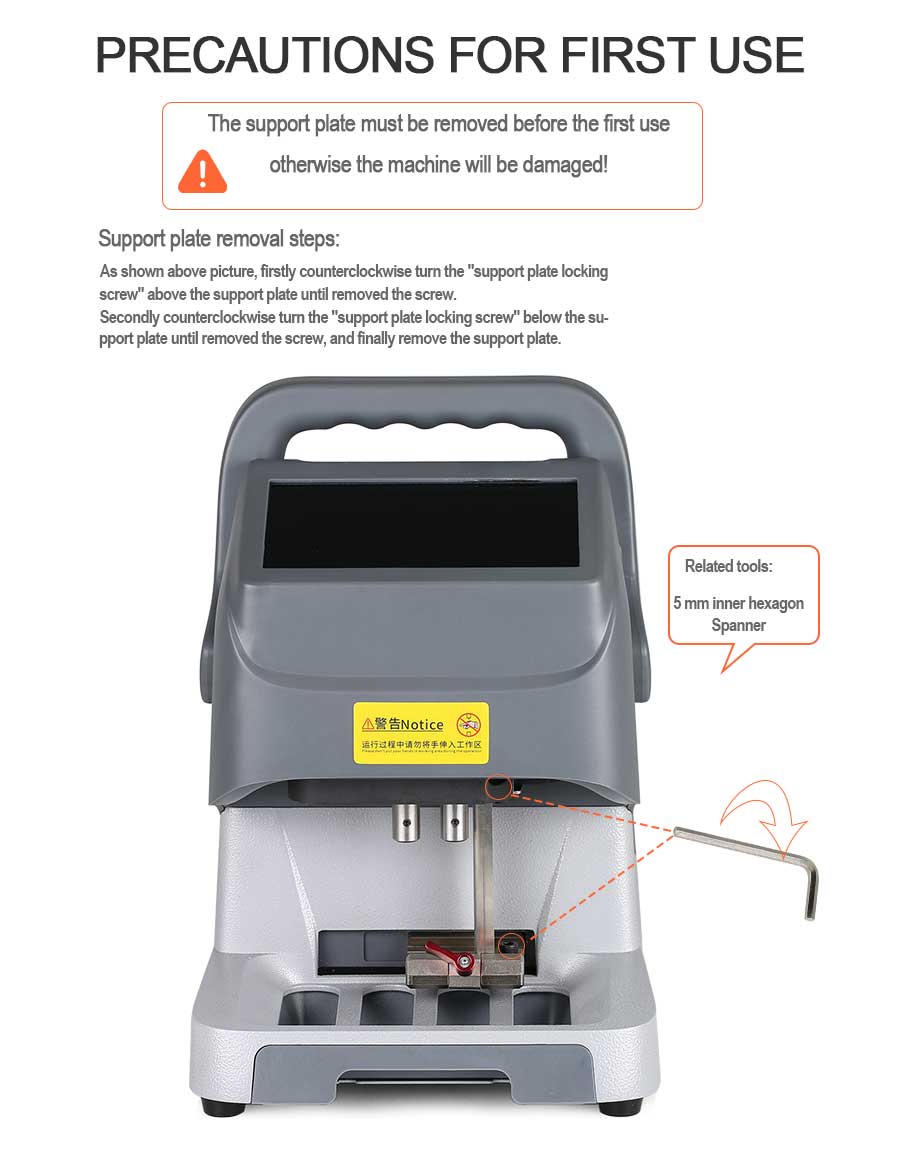 CG Godzilla CG007 Automotive Key Cutting Machine 