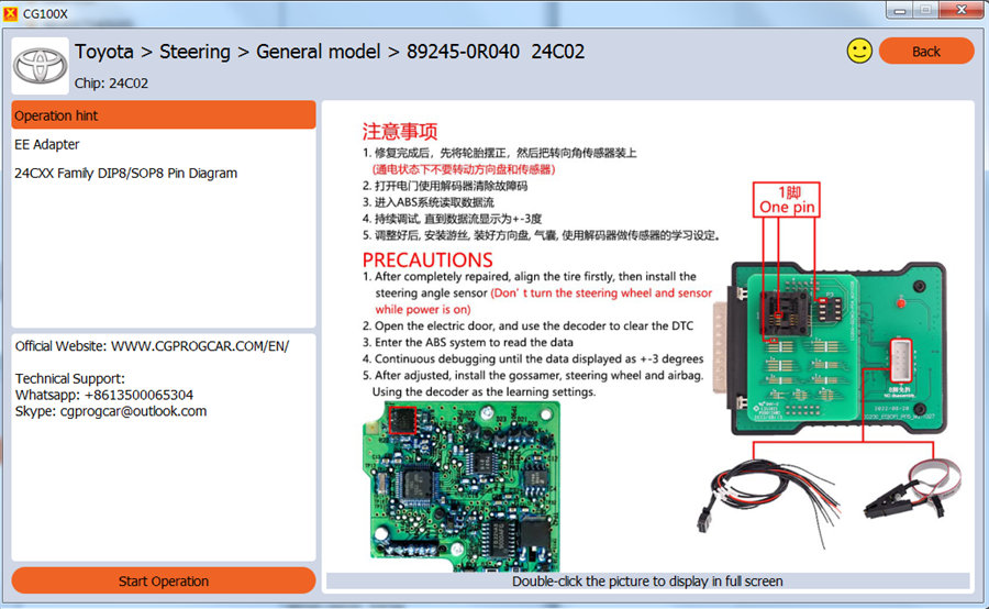 cg100x BCM Operation